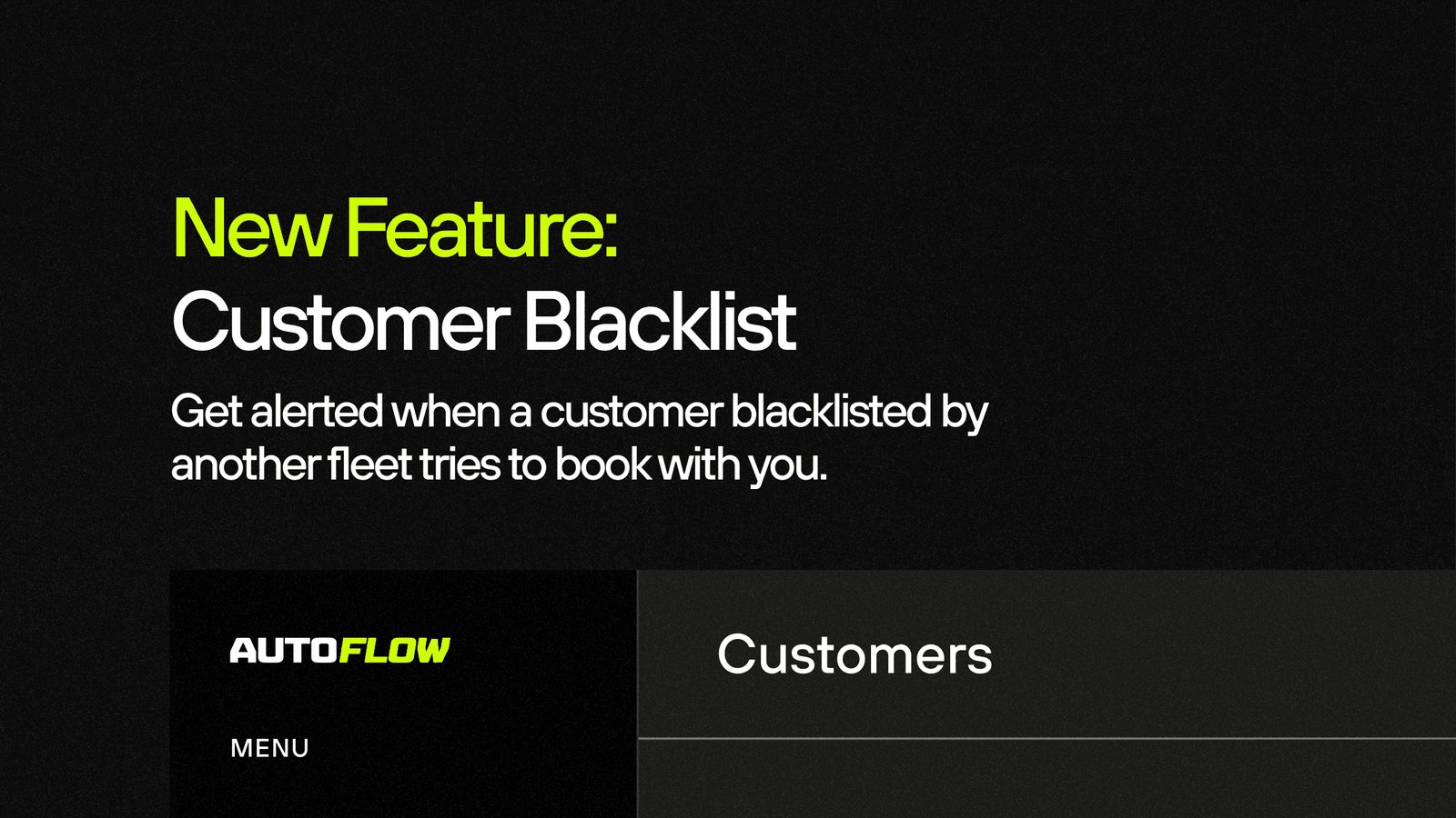 Autoflow Customer Blacklist feature graphic